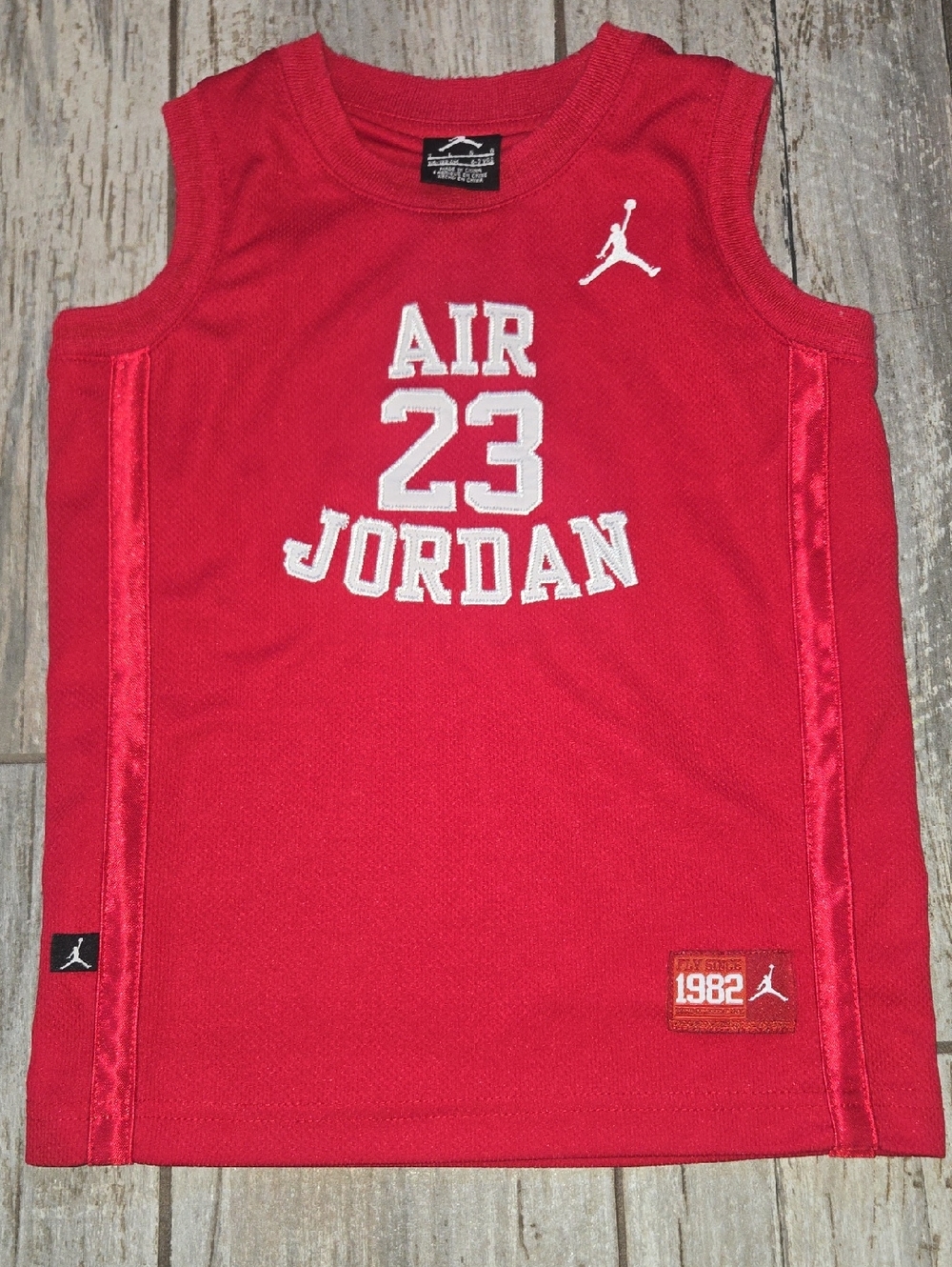 Air Jordan 23 Red Sleeveless Jersey